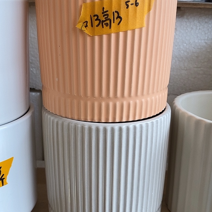 陶盆有孔 瑕疵针孔漏釉介意勿拍 口高