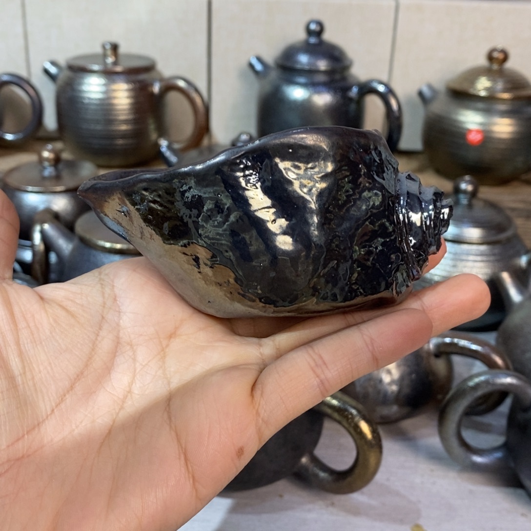 云南建水紫陶柴烧杯