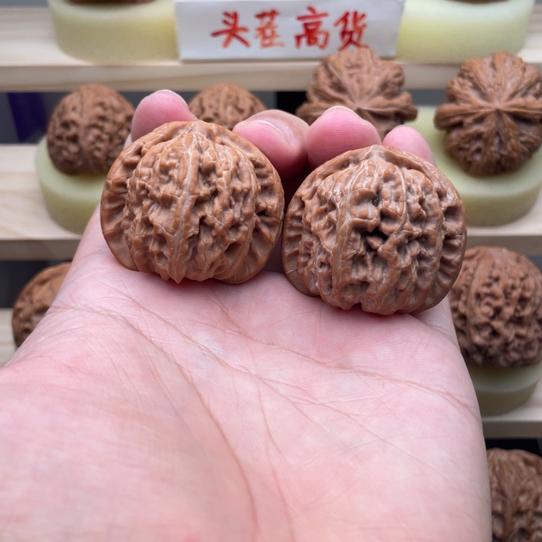 吊坠文玩核桃全品白狮子40➕交友价