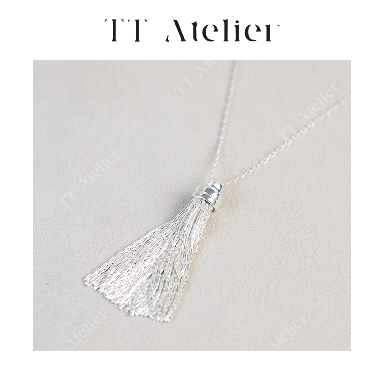 坠链均925银 TT设计师【穗灵羽】穗穗平安寓意纯银项链TT259854