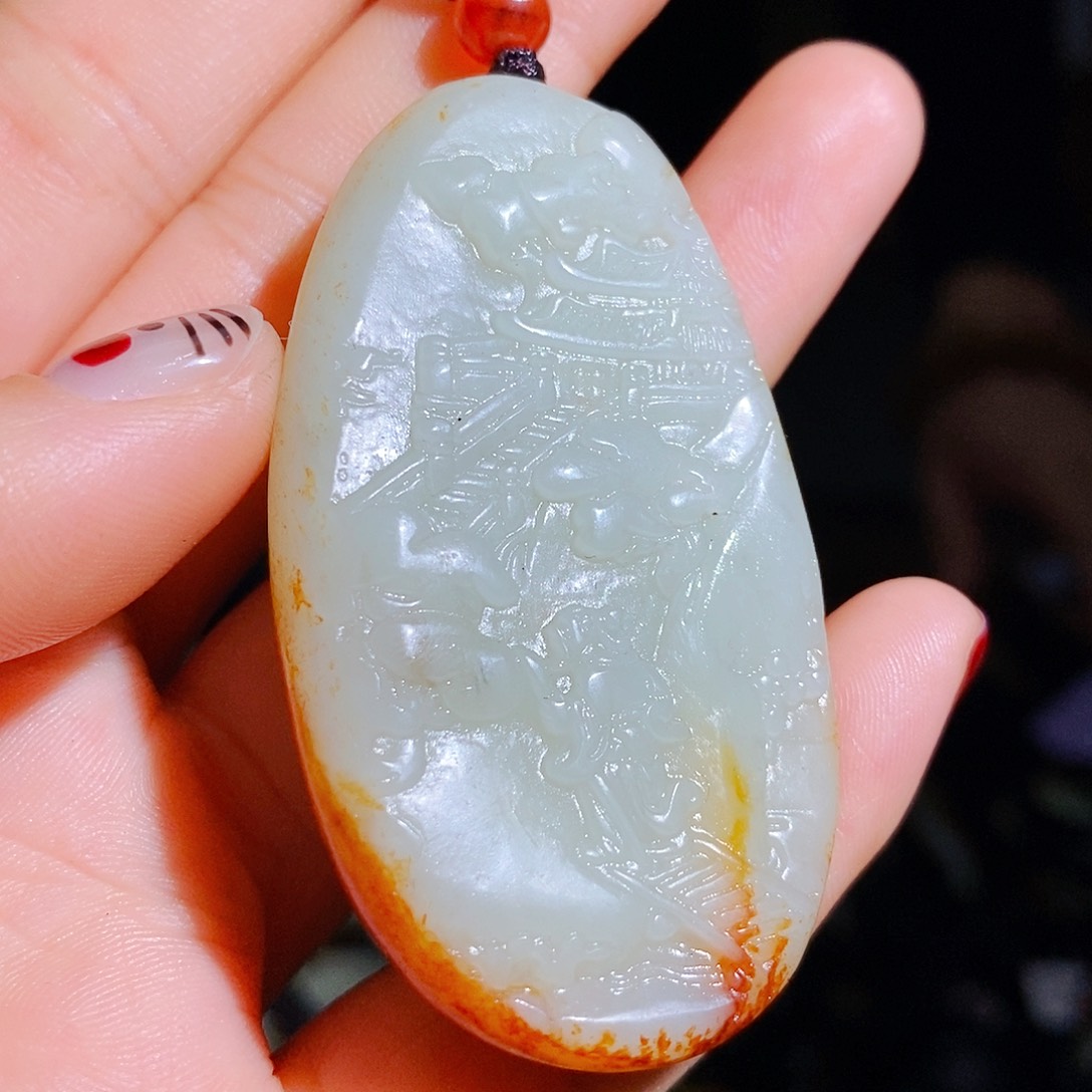 和田玉颈饰未镶嵌