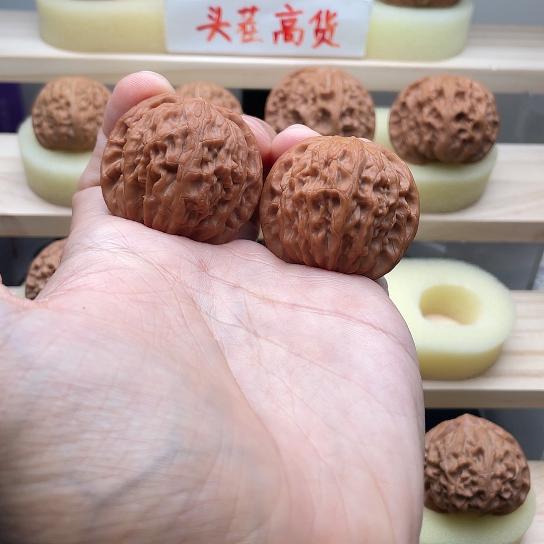 吊坠文玩核桃39全品正磨
