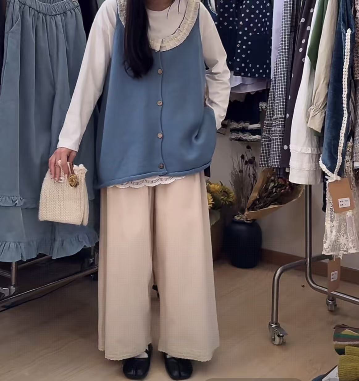 米多多 DAGE#50059#时尚气质休闲长裤 kc