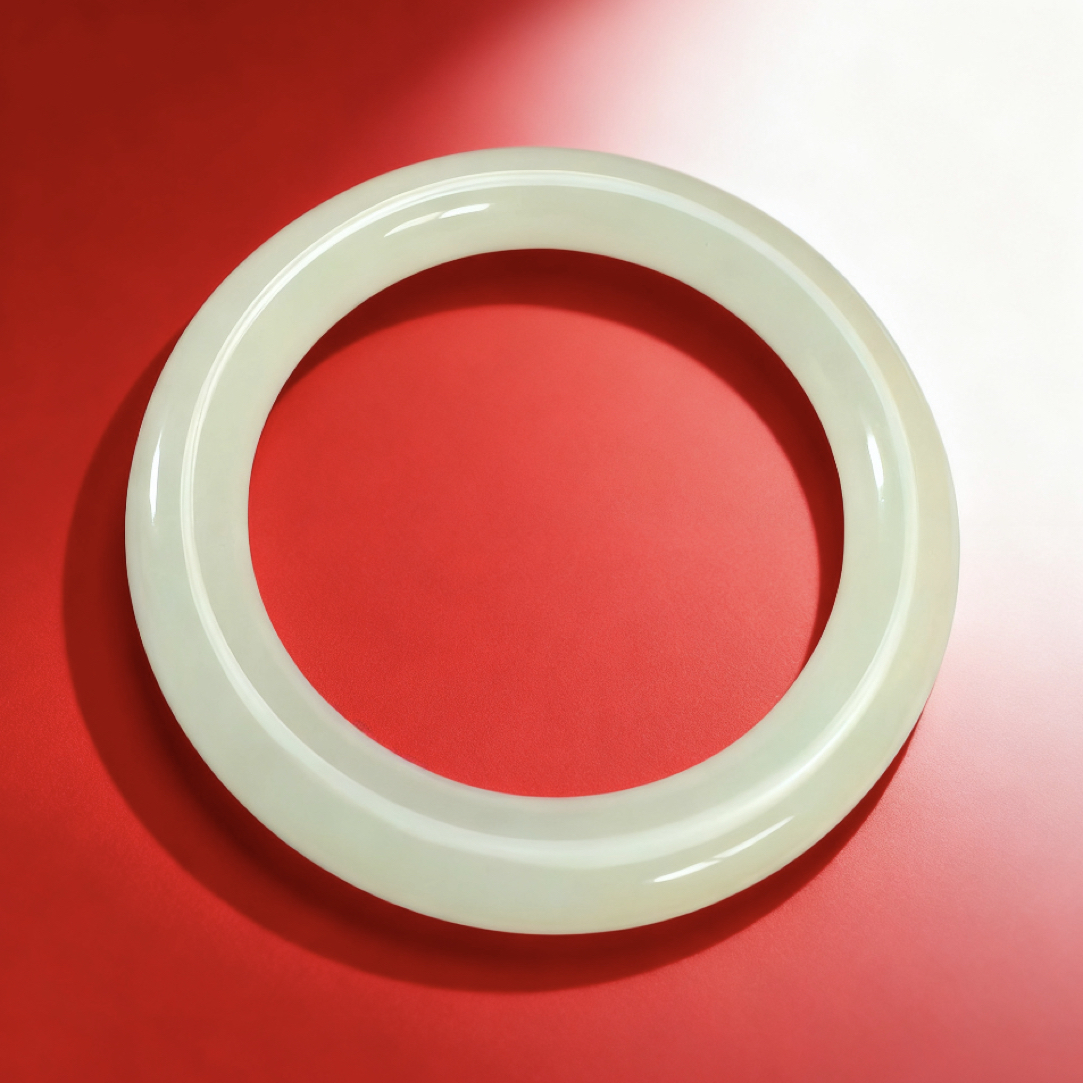 MY.家居中式典雅白手镯 A106+A58-DCC-1B