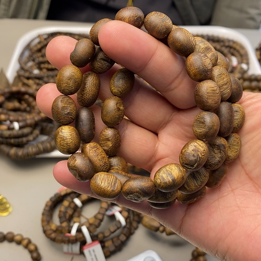 沉香手串留疤单圈9克多样性发一