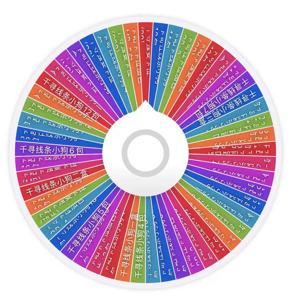 豆芽【宠粉大转盘】线条小狗-收藏卡牌盲盒【默认代拆】