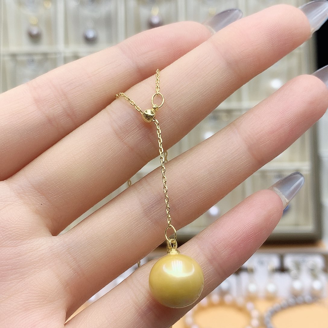淡水珍珠合金颈饰