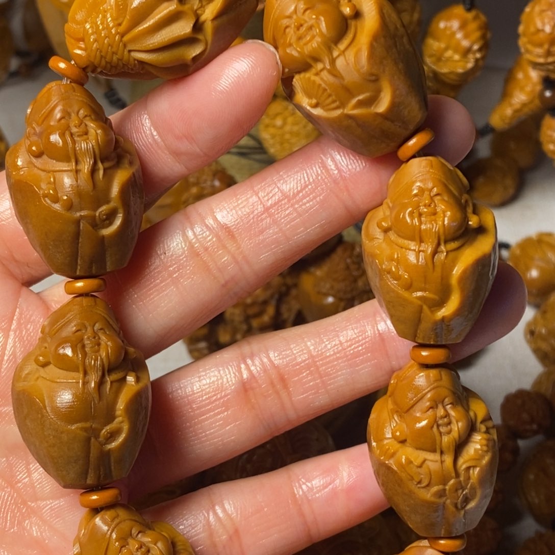 橄榄核手串/手链包衣财神2.0