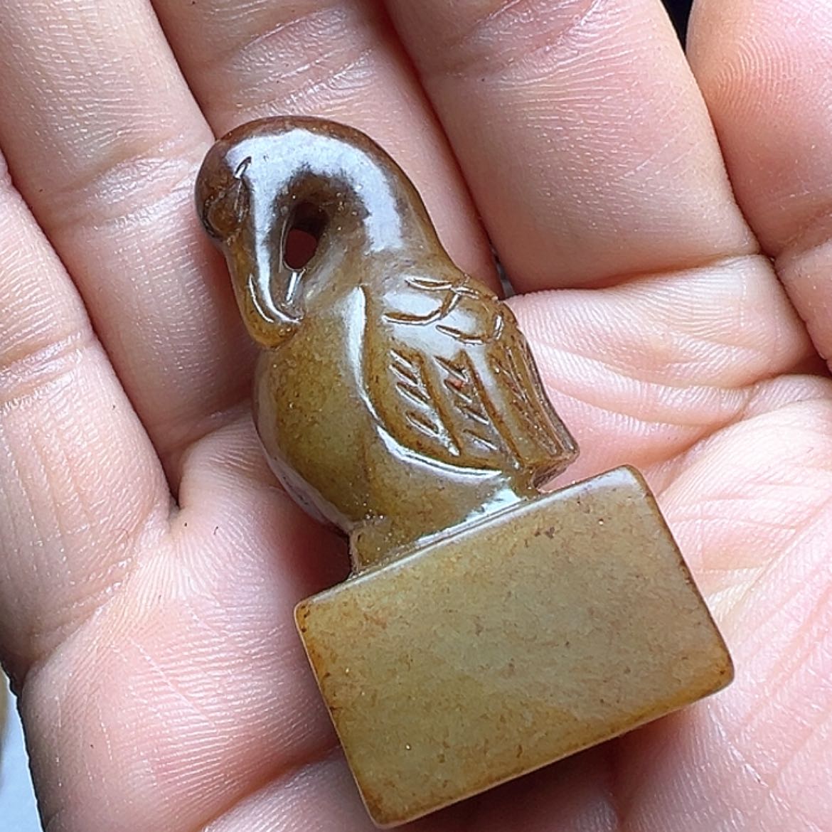 【闪购商品】和田玉挂件未镶嵌浪*露