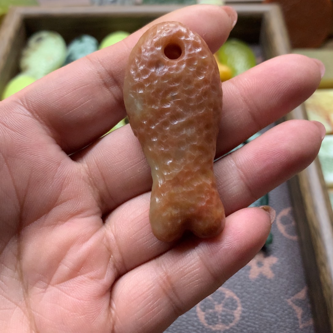 不***ஐ蛇纹石玉合金颈饰