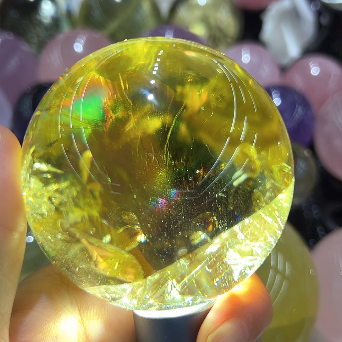 水晶水晶球摆件未镶嵌