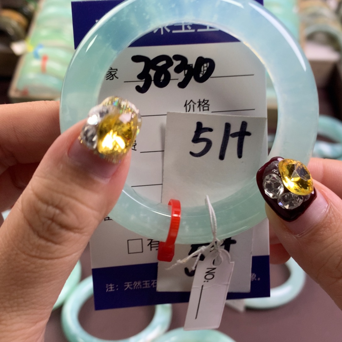 蛇纹石玉手镯未镶嵌3830