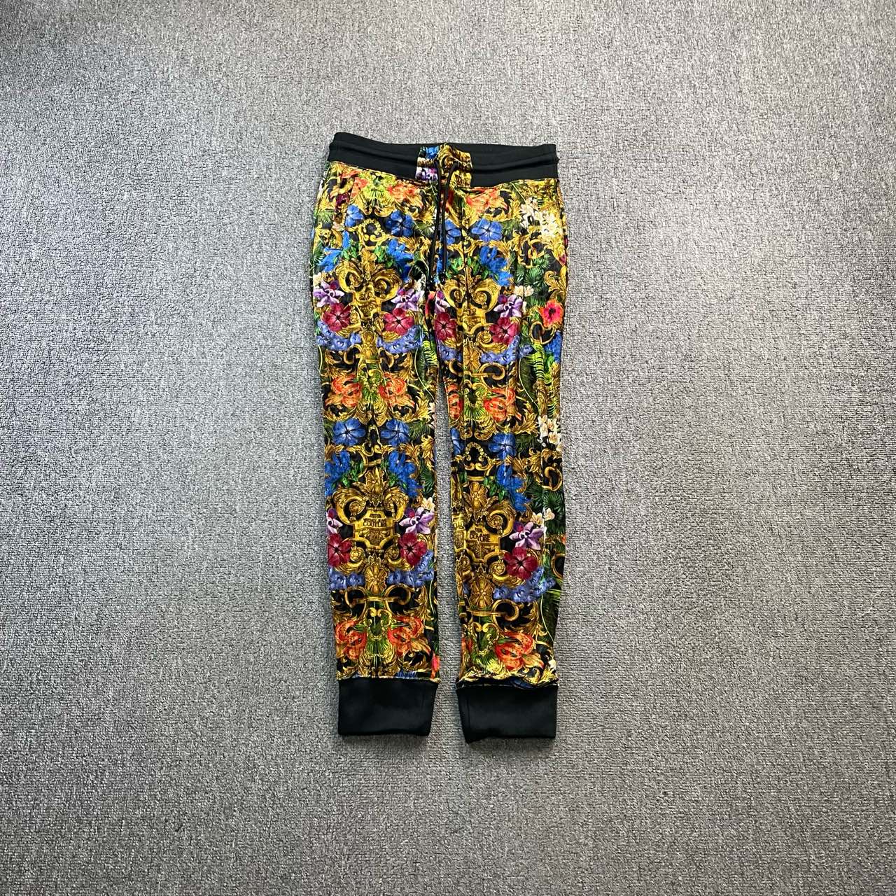 99新 VERSACE/范思哲 h92  花卉长裤 000875