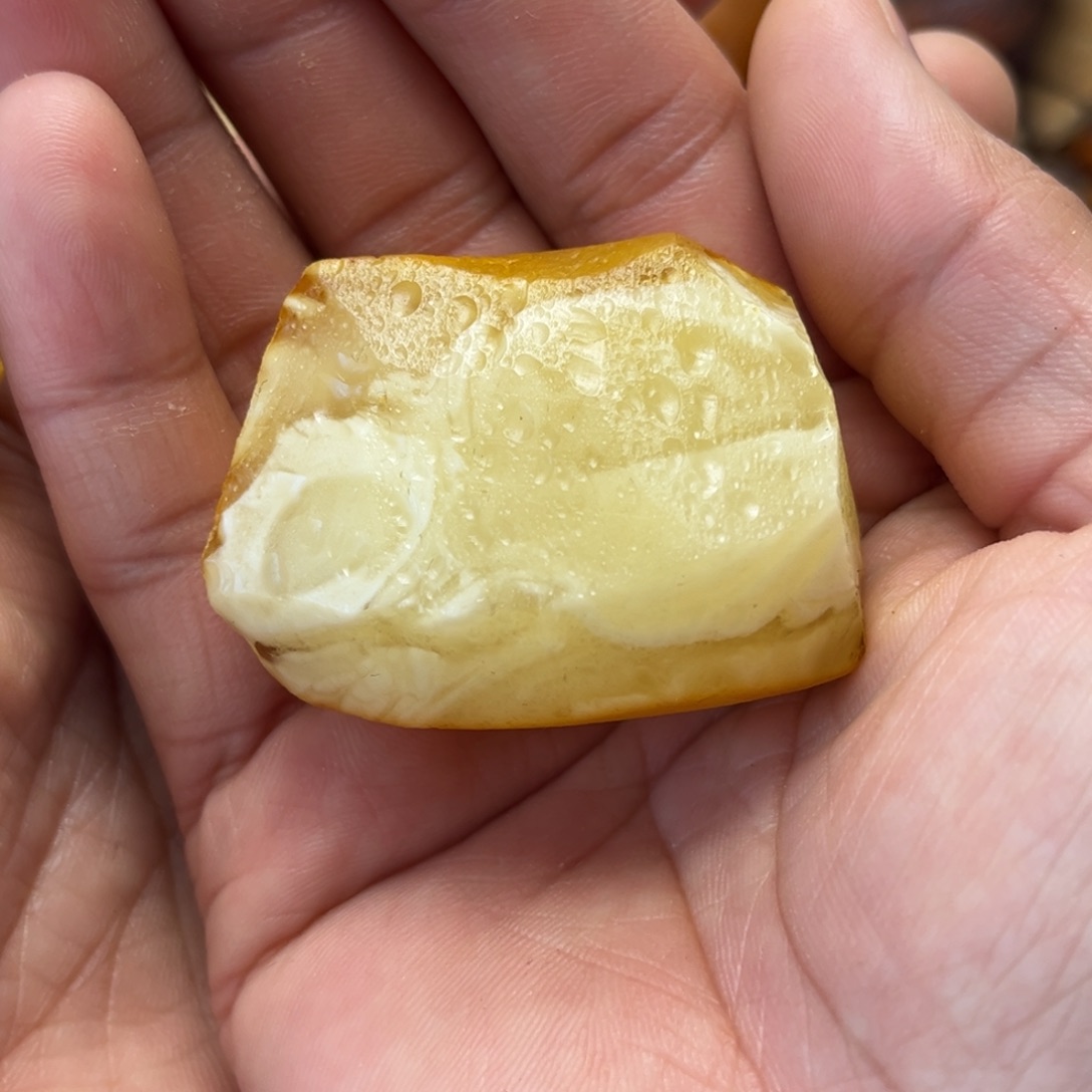 定制琥珀未镶嵌蜜蜡定制马蹄