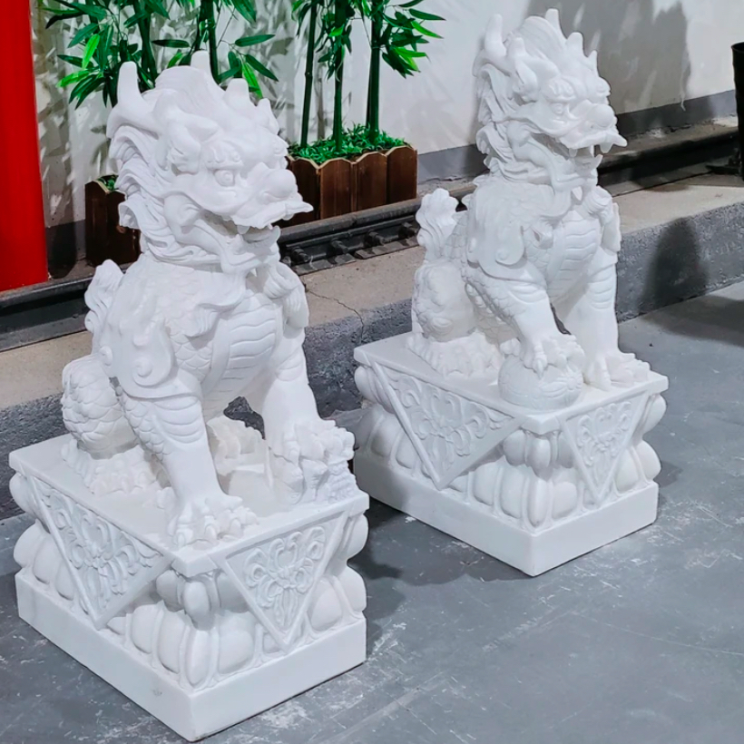 石雕找小旺精品 精品石雕麒麟