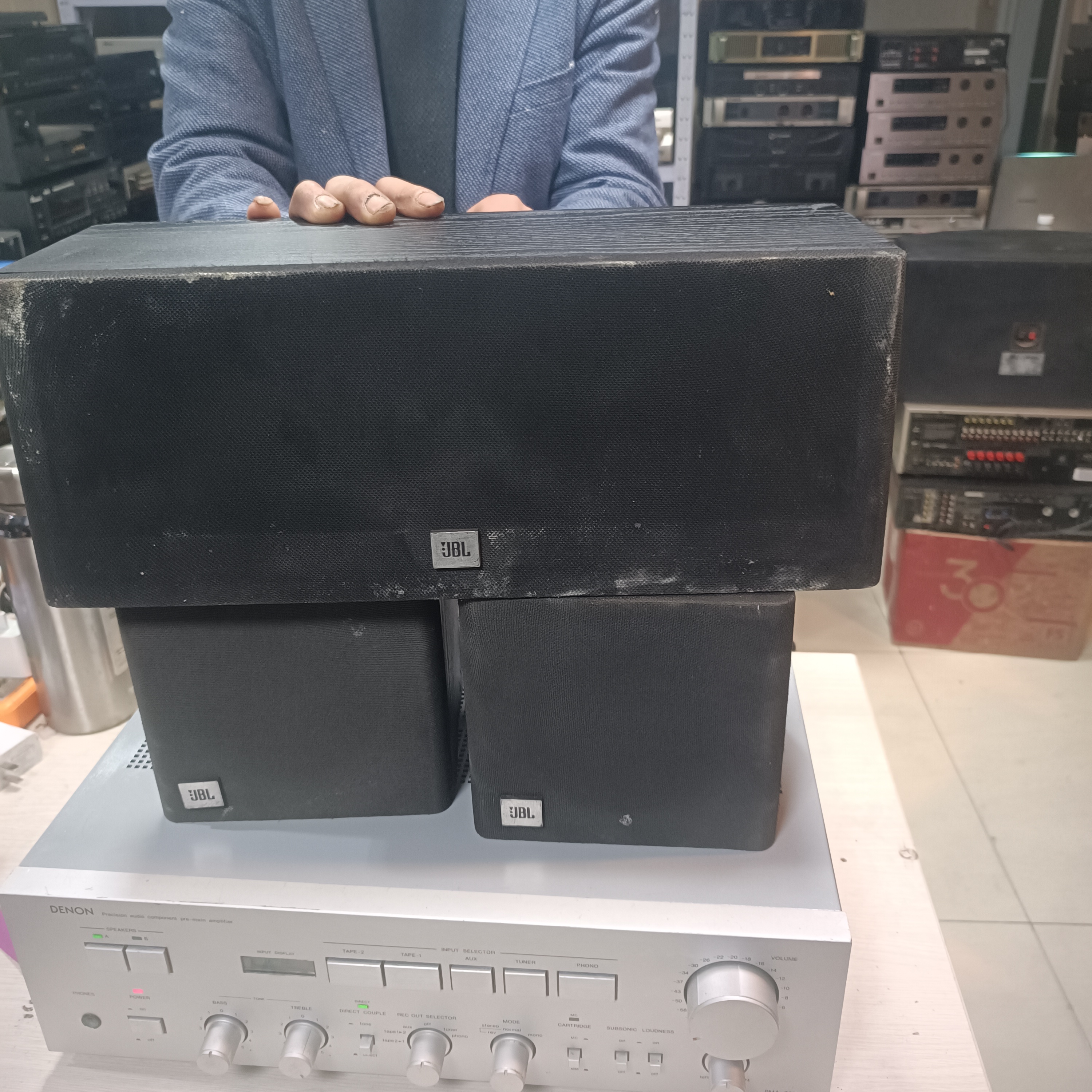 8新 HP/惠普 8新 二手无源JBL环绕中置 54437 运费自理 不包退换