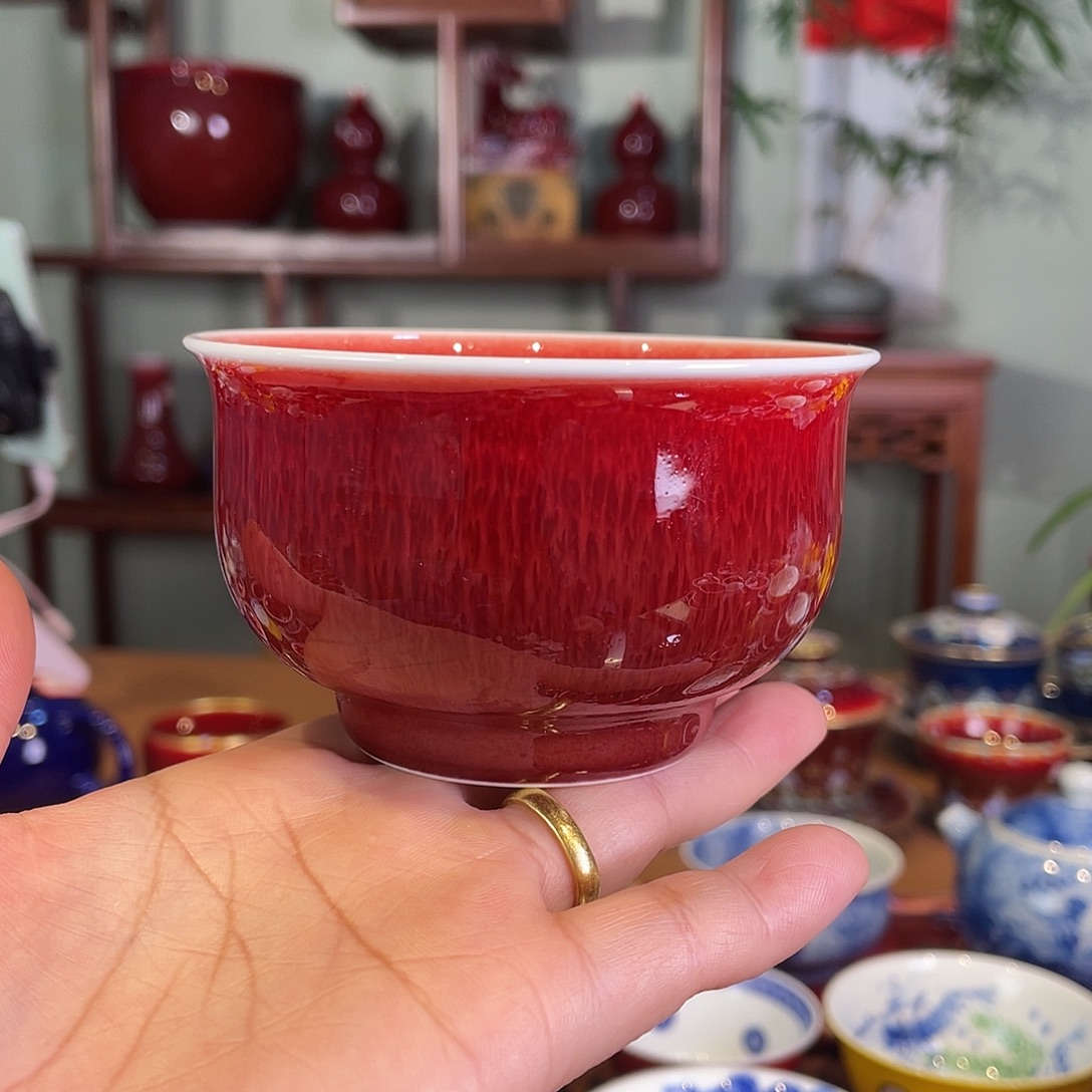 清欢雅玩原矿郎红福利杯