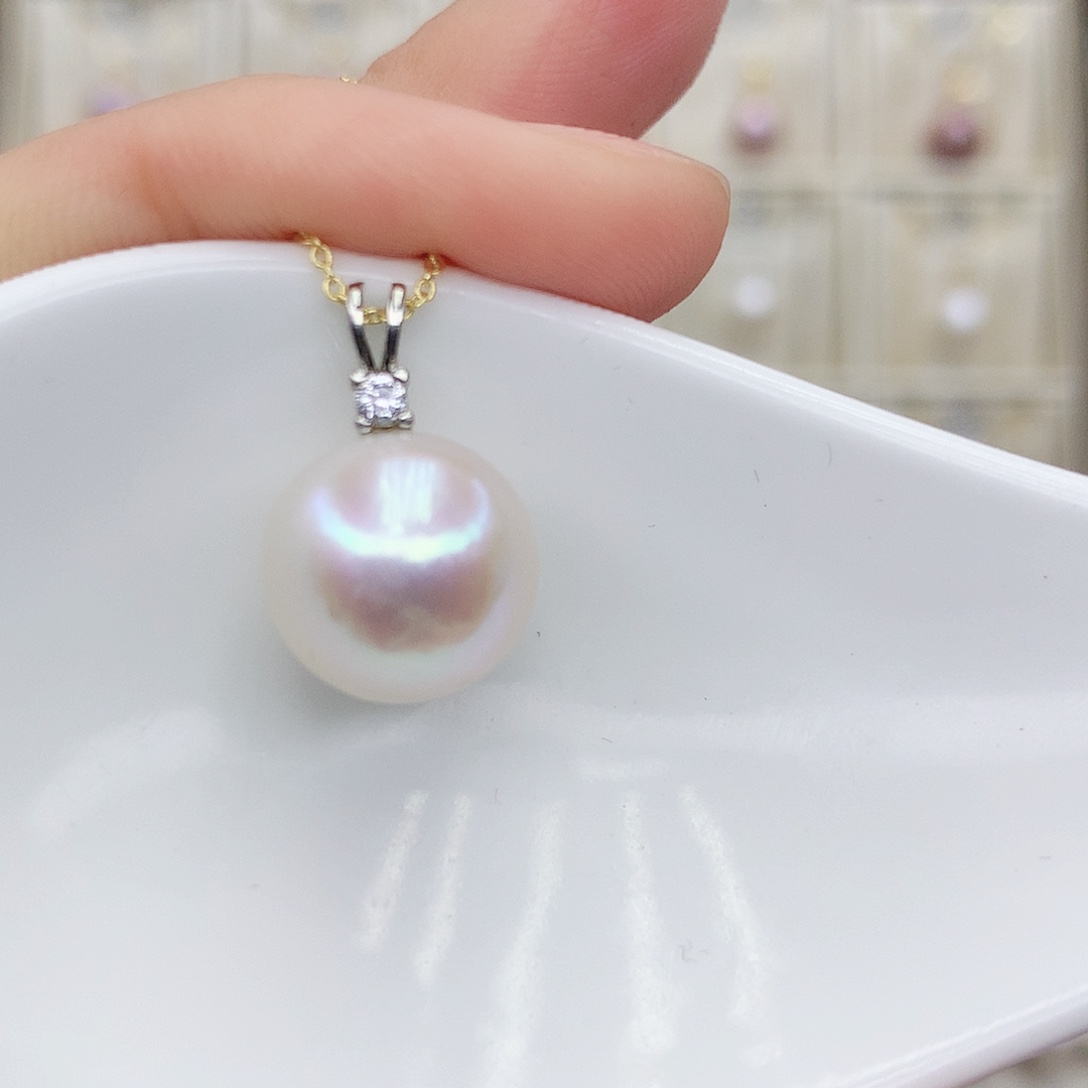 淡水珍珠颈饰合金