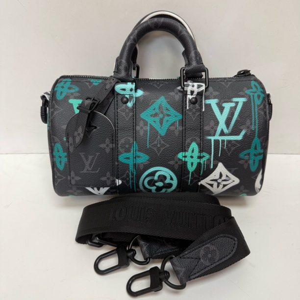99新 LouisVuitton/路易威登 KP25涂鸦手提斜挎包1971