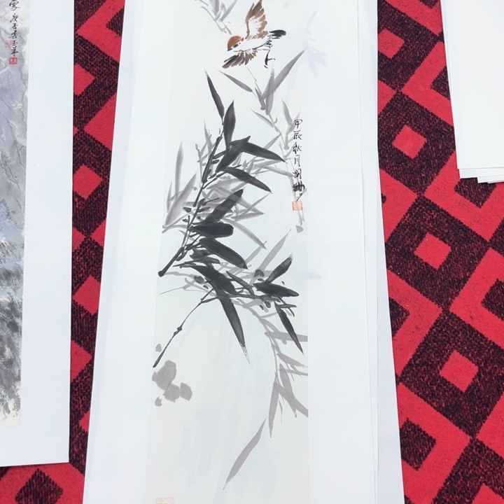 国画墨**柠纯手绘微瑕25