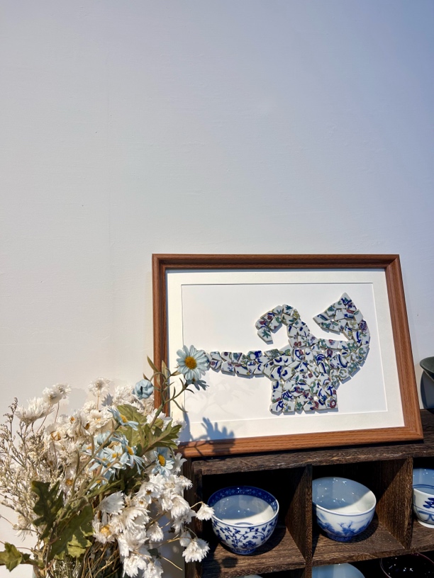 10景德镇陶瓷手工艺品挂画摆件中式复古尺寸33*22