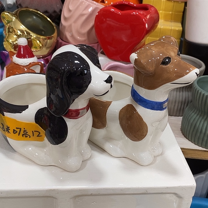 摆件陶陶盆有孔 瑕疵介意勿拍