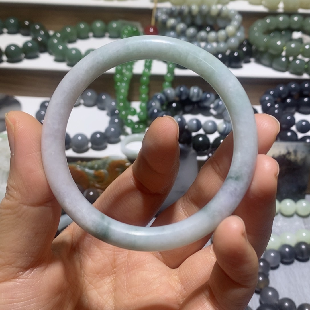 翡翠手镯未镶嵌缅甸Ab b b b n n n