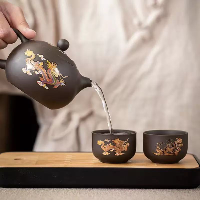变色龙凤一壶两杯486 ZHZ140