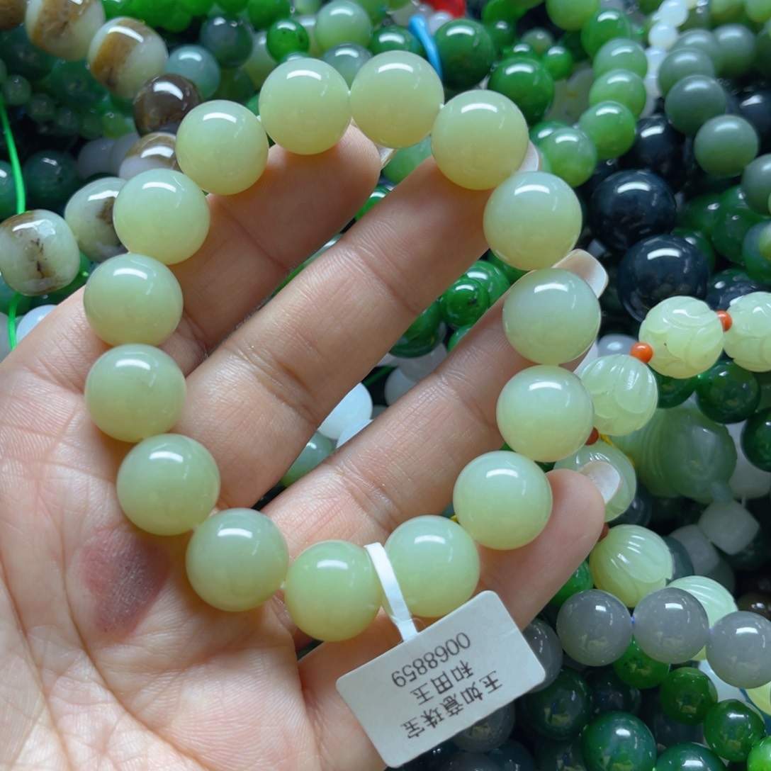 和田玉手链未镶嵌