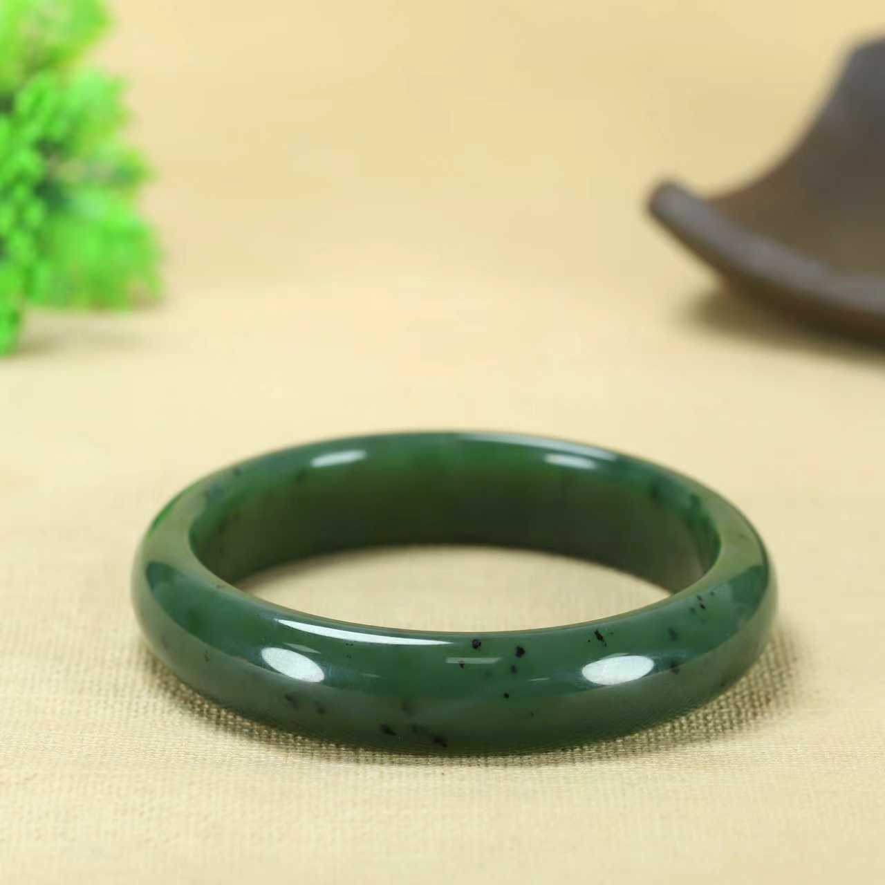 和田玉碧玉手镯1