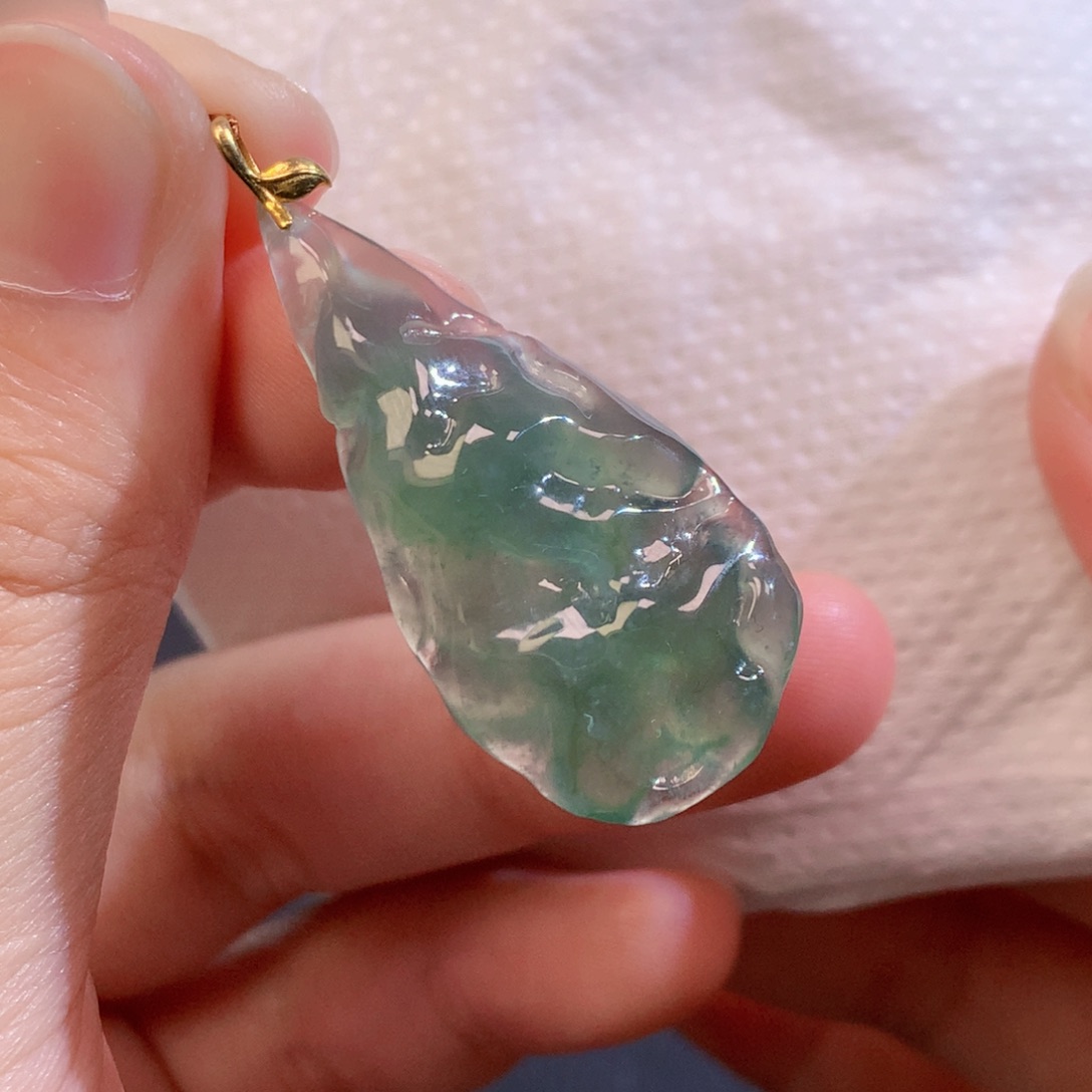 翡翠未镶嵌吊坠(不含链)743