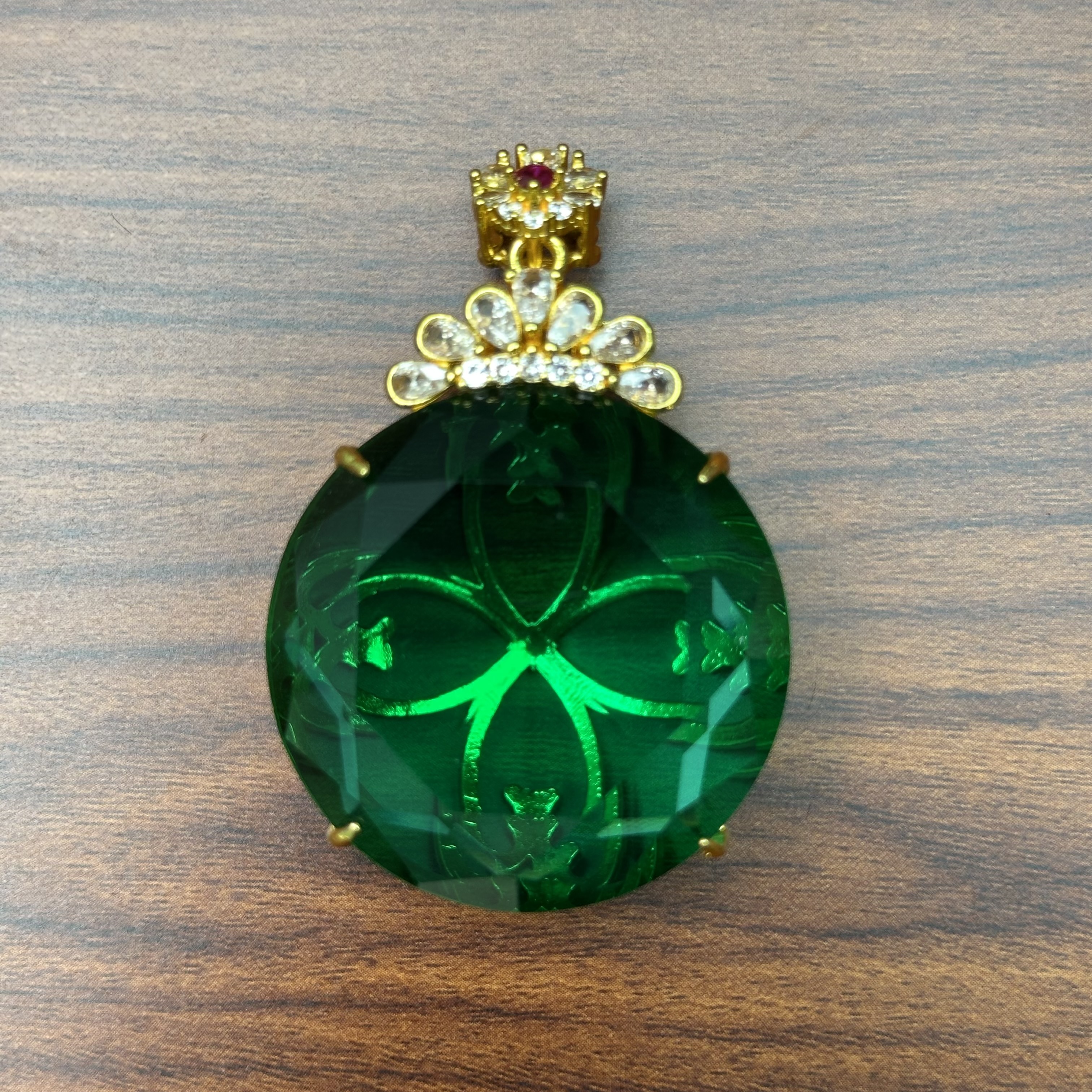 【誉青甄选】F452-3D绿吊坠多样性发一件