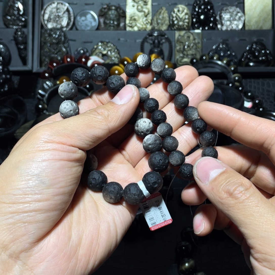 黑曜岩珠宝奇石未镶嵌孬*