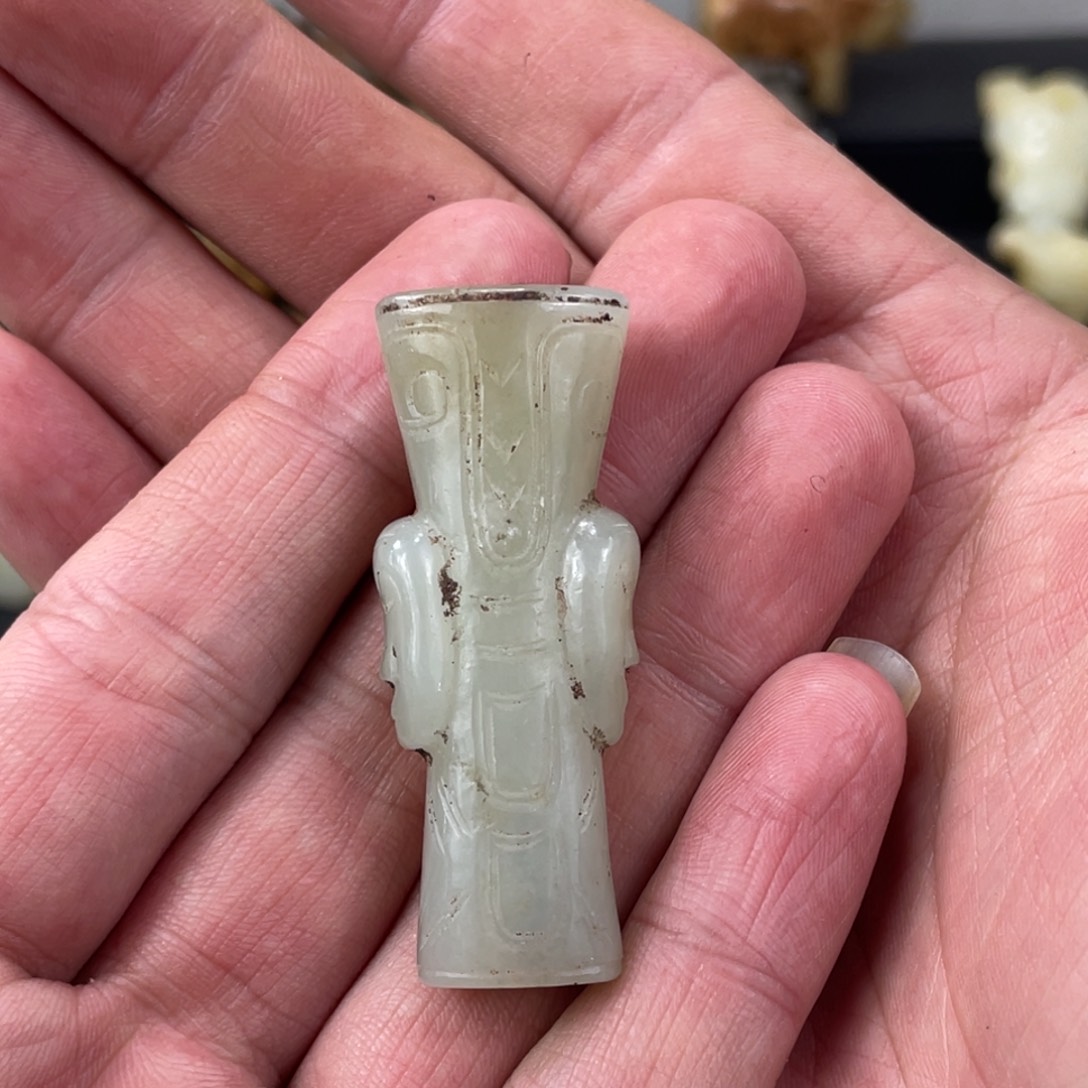 和田玉（糖玉）颈饰未镶嵌皖*韵