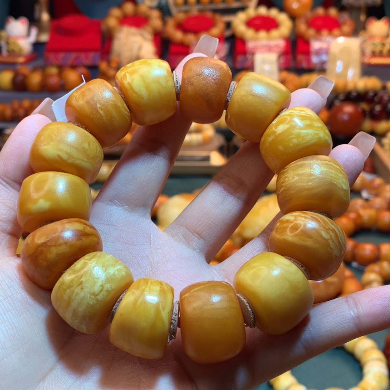 【闪购商品】蜜蜡手串未镶嵌蜜蜡手串