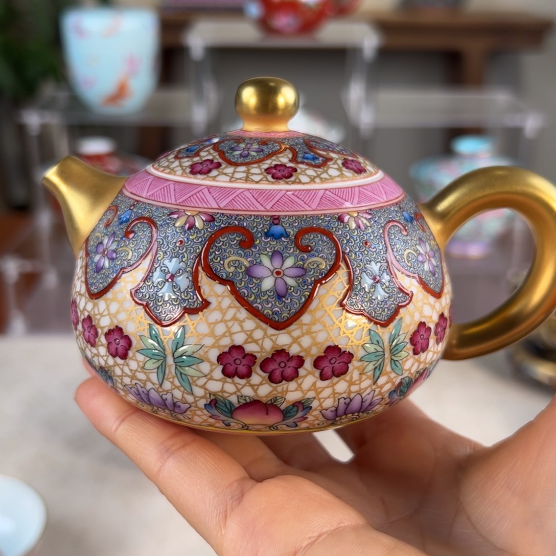 韩**八纯手工手绘 高端茶器