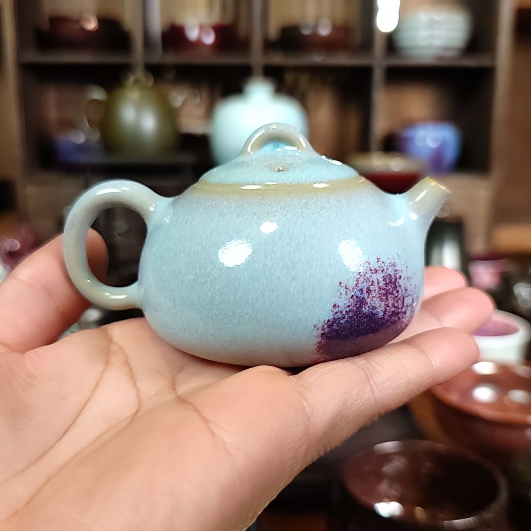 其他钧窑瓷器钧窑瓷器壶