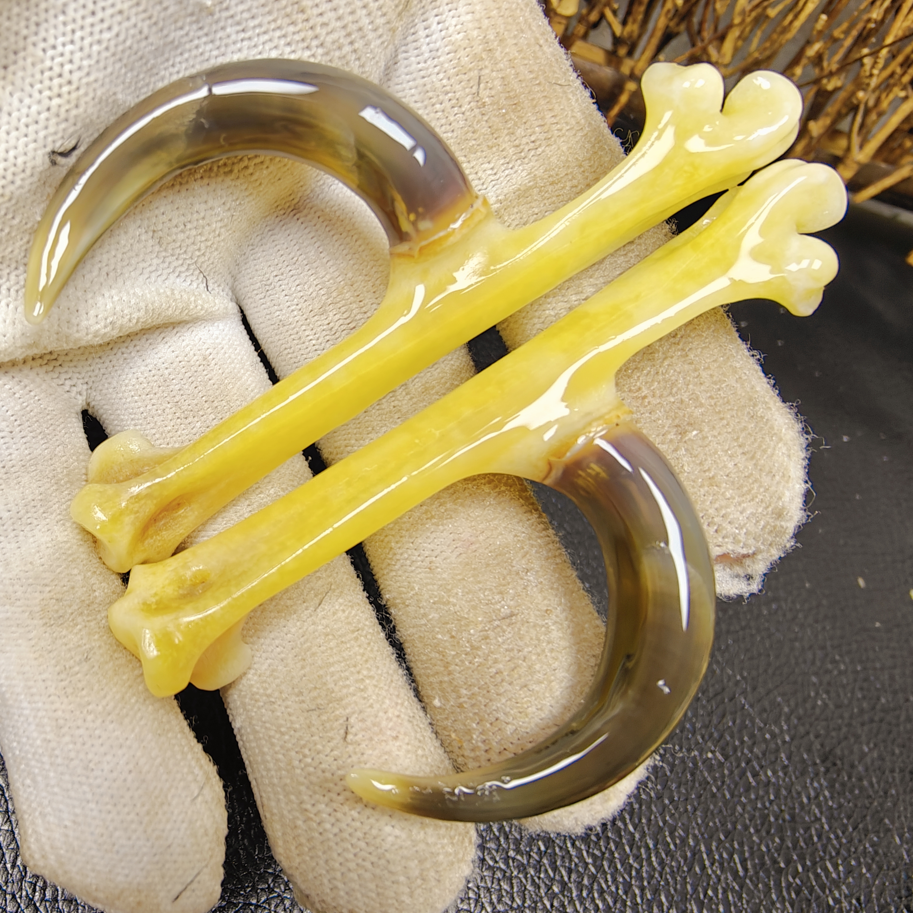 沉醉骨艺鸡爪骨弯钩一对