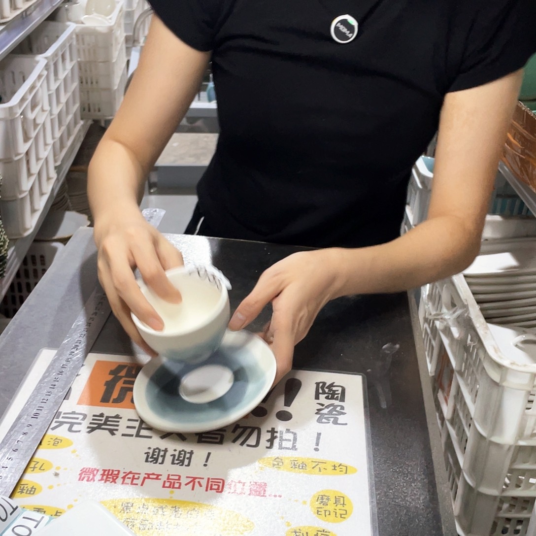 瓷片033          6杯6碟