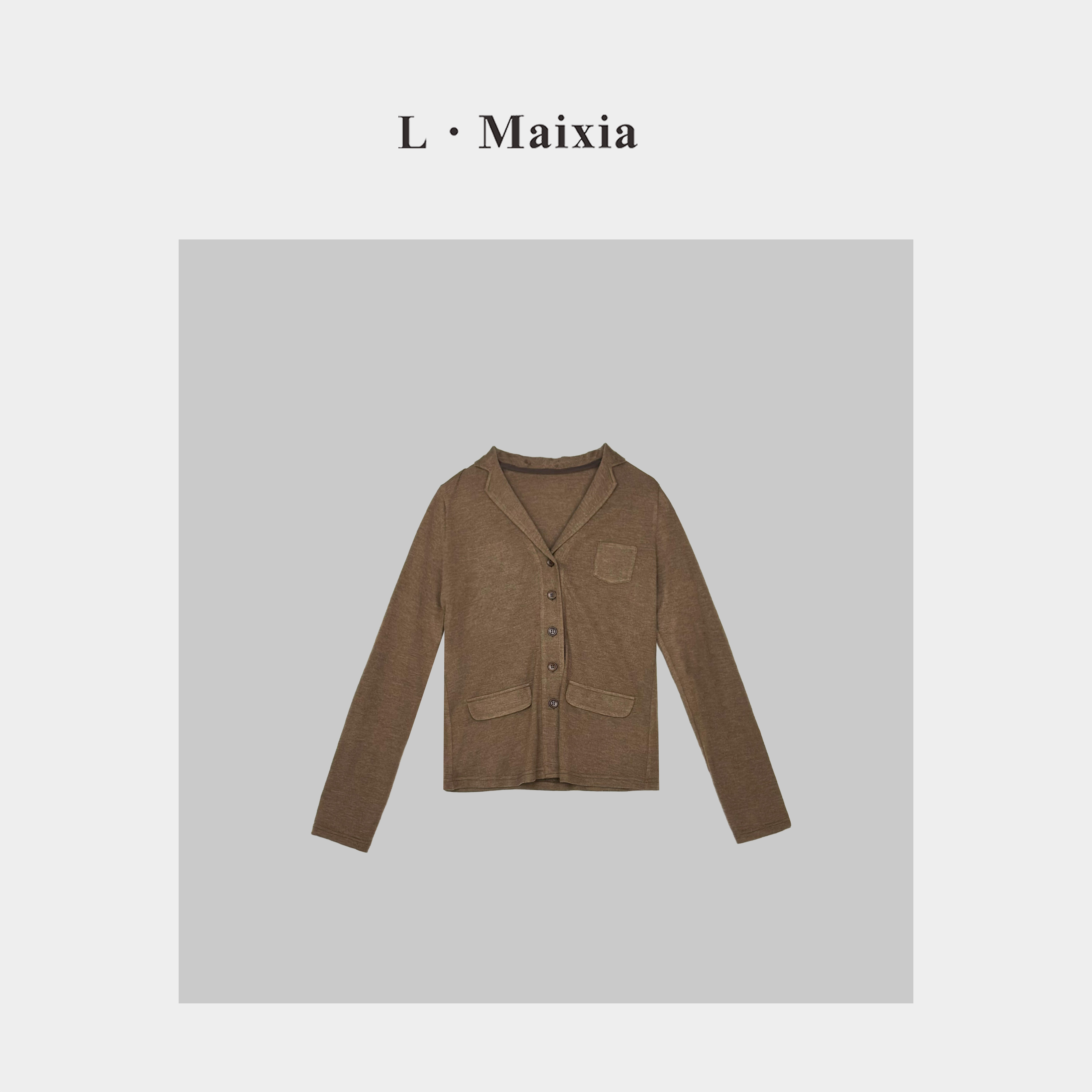 L.MAIXIA/露·玛莉先2025女士上衣ZX-26405