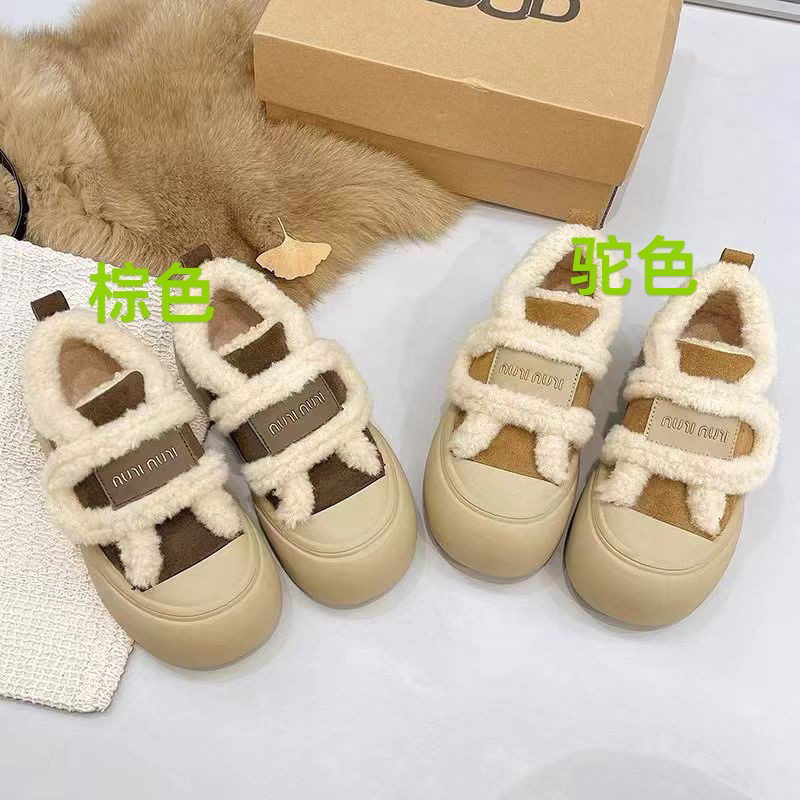 魔术贴冬季小皮匠9801厚款保暖时尚休闲鞋棉鞋加绒外穿毛毛鞋