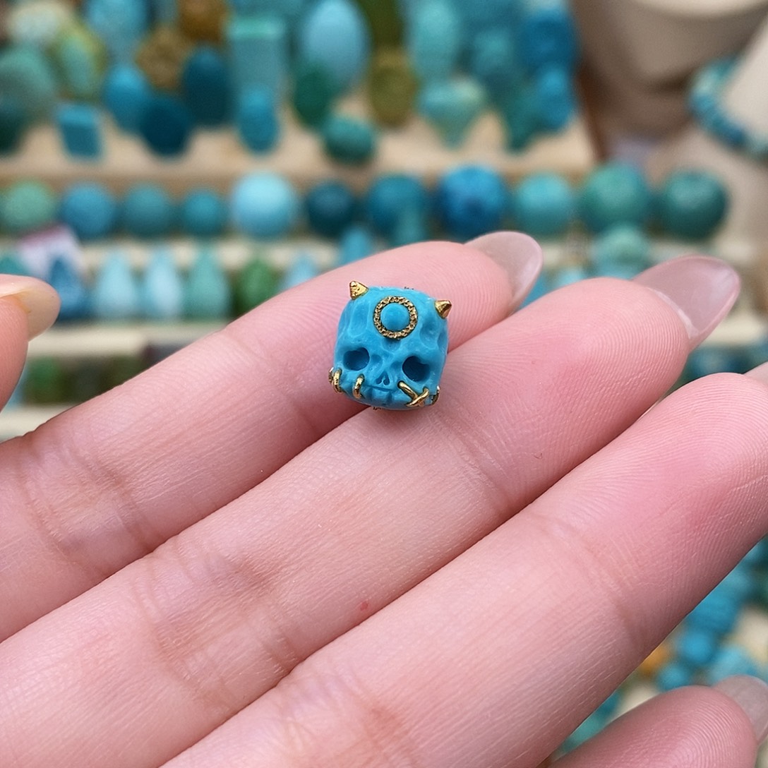 绿松石珠宝奇石未镶嵌