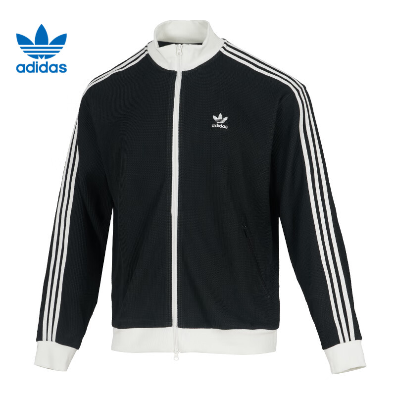 adidas阿迪达斯【环】三叶草男子运动休闲夹克外套KC2619