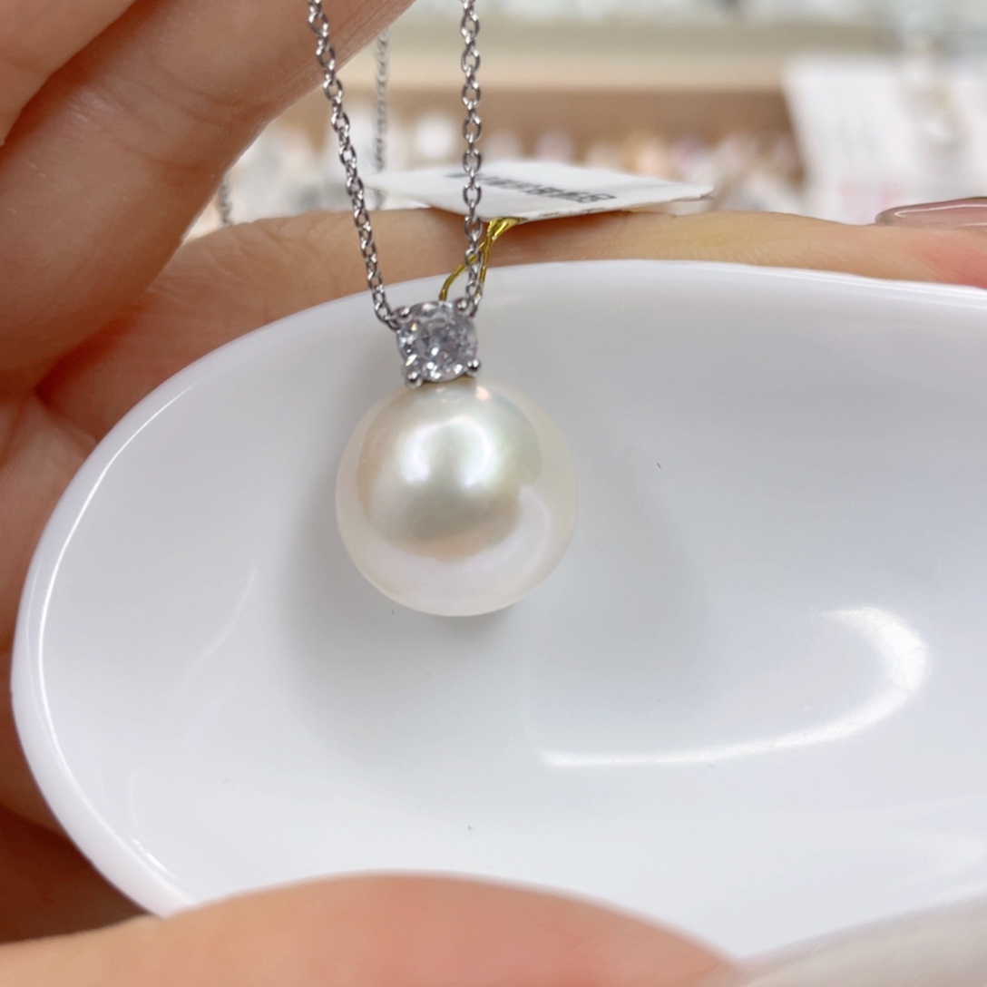 淡水珍珠未镶嵌吊坠(赠链)