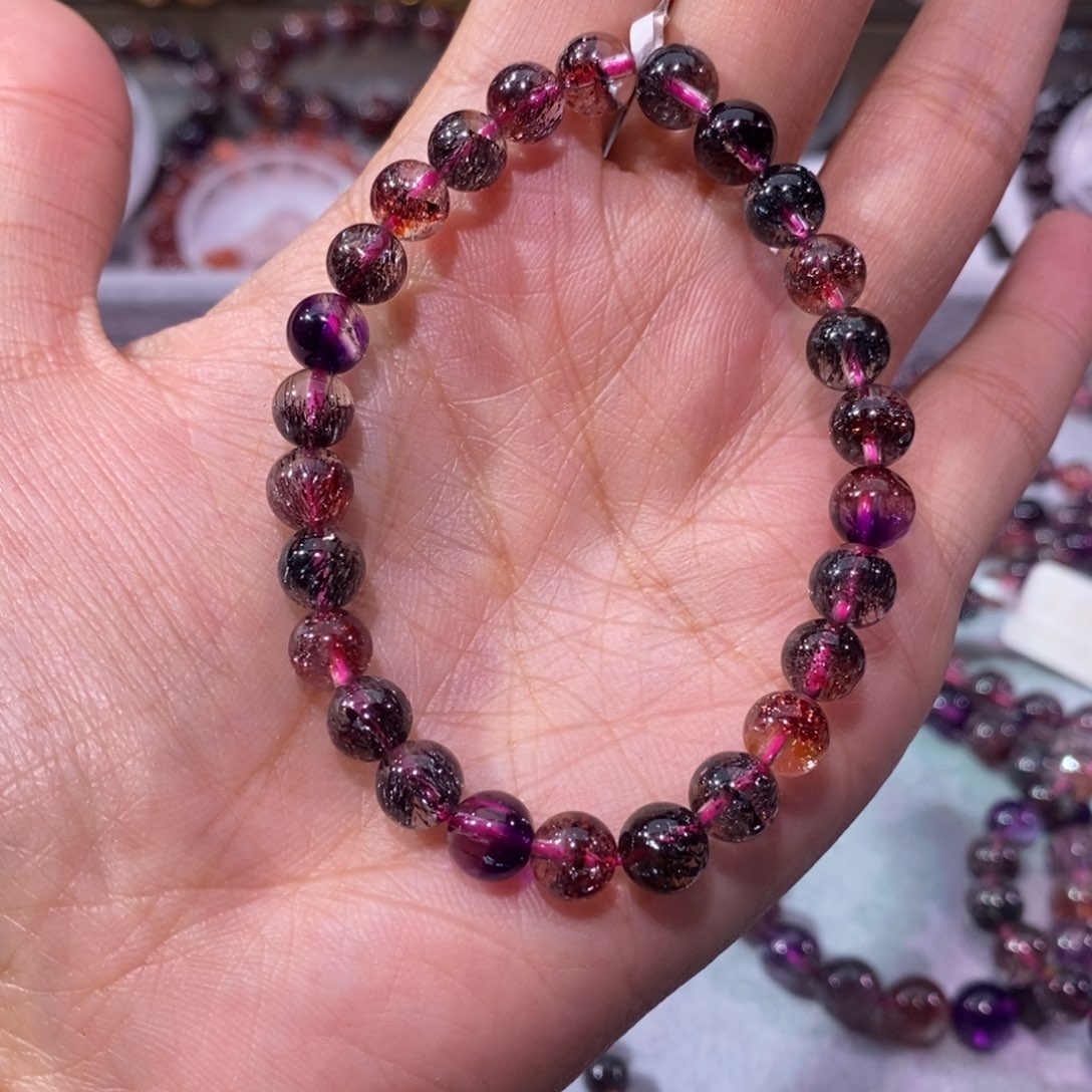 水晶手链未镶嵌手链7.4mm