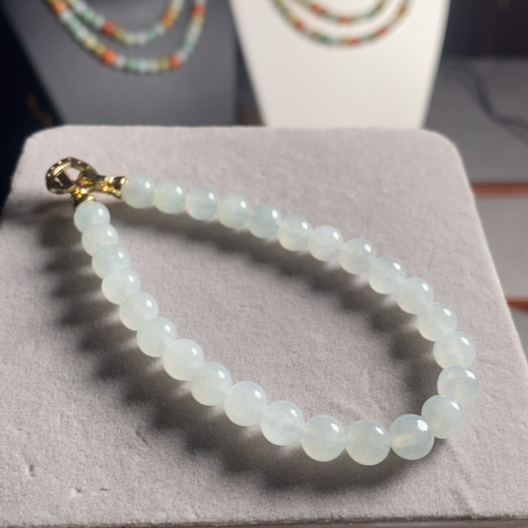 定制翡翠未镶嵌23 缅甸翡翠A货卡6.9