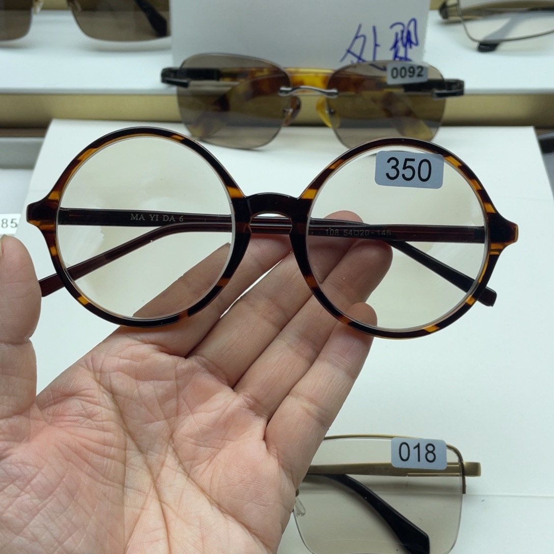 茶水晶复古圆 350