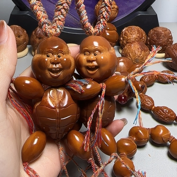 独***众橄榄核手串/手链橄榄核核雕