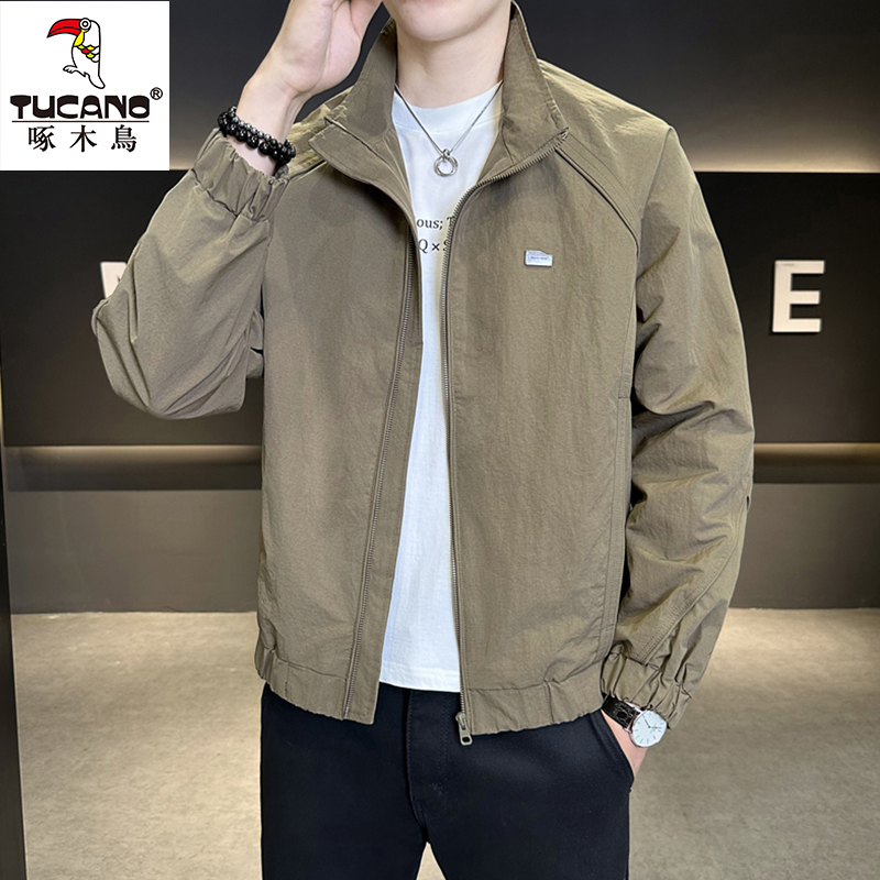 TUCANO/啄木鳥2025春秋季立领帅气工装潮流时尚男士简约夹克外套