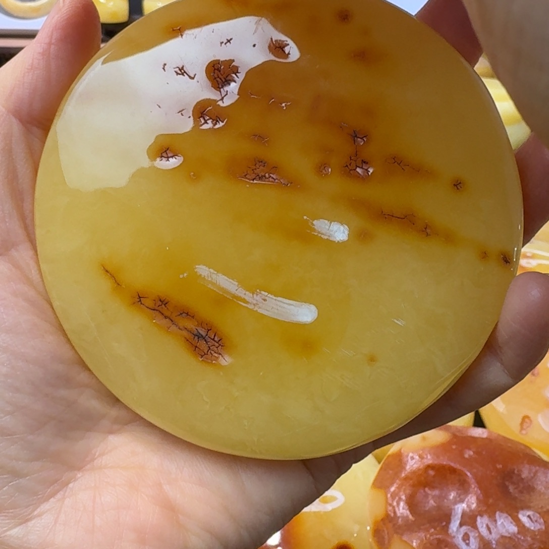 醉***颜定制琥珀拍二发一定制手镯